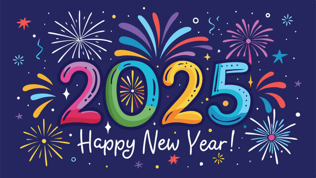 Happy New Year 2025" Images – Browse 38,290 Stock Photos, Vectors, and  Video | Adobe Stock